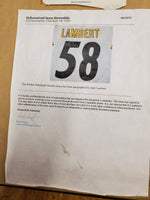 Load image into Gallery viewer, Jack Lambert Autographed Pittsburgh Steelers Jersey - SOLD!