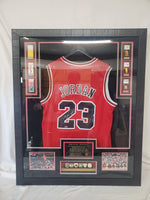 Load image into Gallery viewer, Michael Jordan - Chicago Bulls - Autographed Jersey in Hinged Shadowbox