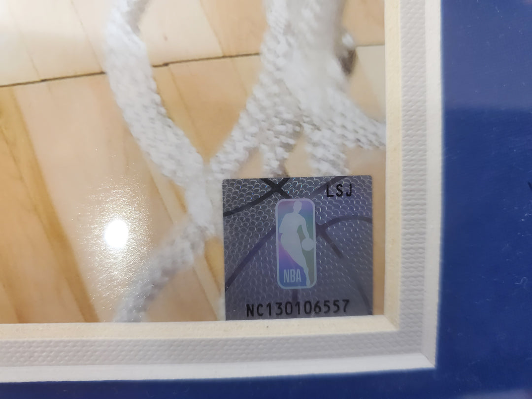 Chet Holmgren - Oklahoma City Thunder - Autographed Frame Photo and Replica NBA Ticket