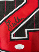 Load image into Gallery viewer, Golden Ticket – Michael Jordan’s Last Dance Featuring an Autographed Steve Kerr Jersey and an Autographed Dennis Rodman Framed Photo
