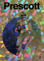 Load image into Gallery viewer, Dak Prescott - Dallas Cowboys - with a Limited Gold Refractor Card