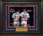 Load image into Gallery viewer, Greg Maddux and Chipper Jones Spotlight with Facsimile Signature