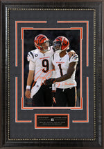 Load image into Gallery viewer, Joe Burrow & JaMarr Chase - Cincinnati Bengals - Spotlight with Facsimile Signatures