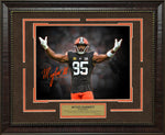 Load image into Gallery viewer, Myles Garrett - Cleveland Browns Spotlight with Facsimile Signature
