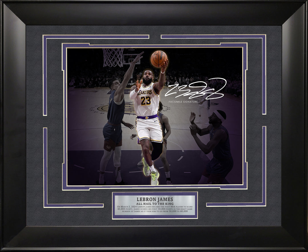 LeBron James - All Hail the King 2 - Spotlight with Facsimile Signature