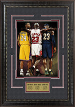 Load image into Gallery viewer, Kobe - Michael - LeBron Art
