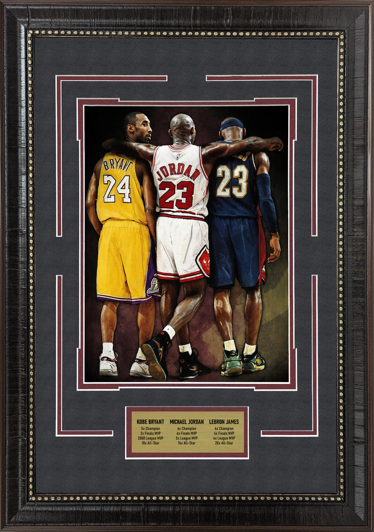 Kobe - Michael - LeBron Art