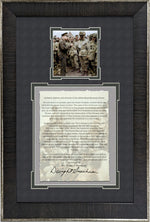 Load image into Gallery viewer, D-Day Invasion Speech with Facsimile Signature