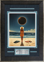 Load image into Gallery viewer, 2024 Solar Eclipse Over the Beach Art