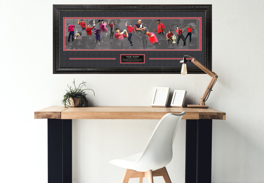 Tiger Woods - Major Victories Panorama