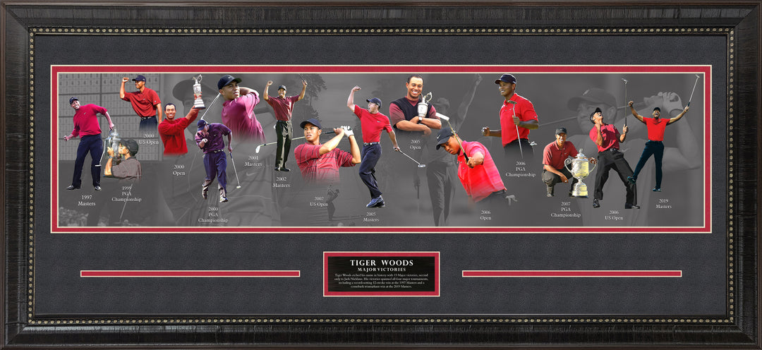 Tiger Woods - Major Victories Panorama