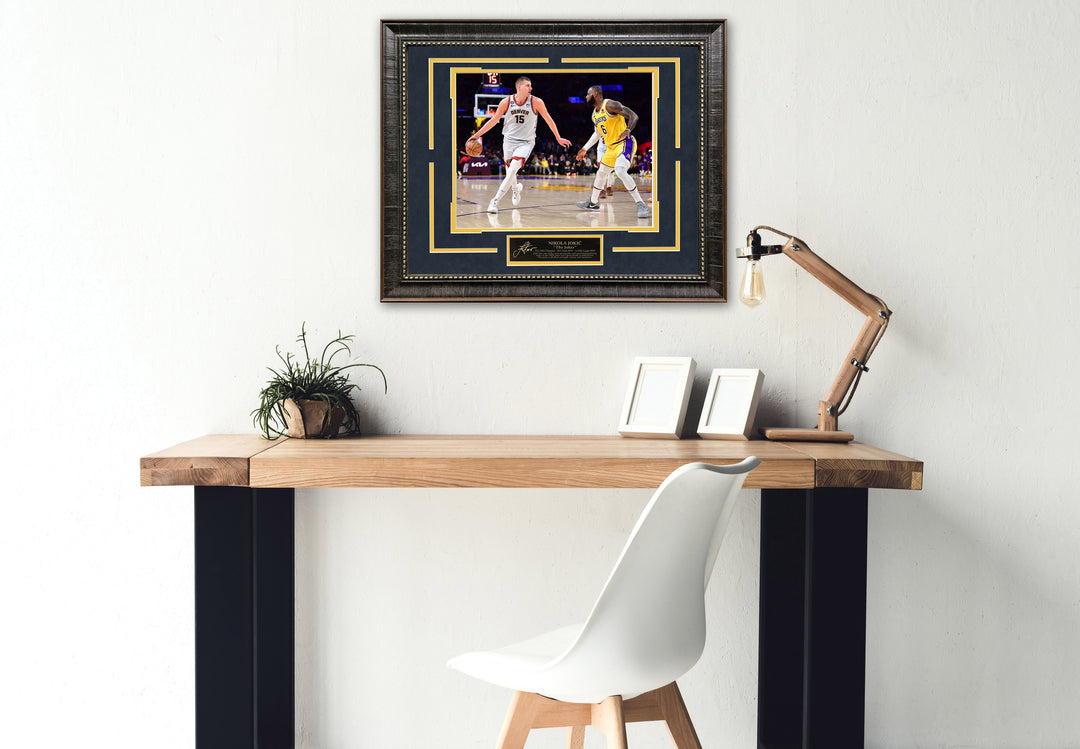 Nikola Jokic - Denver Nuggets - With Facsimile Plate