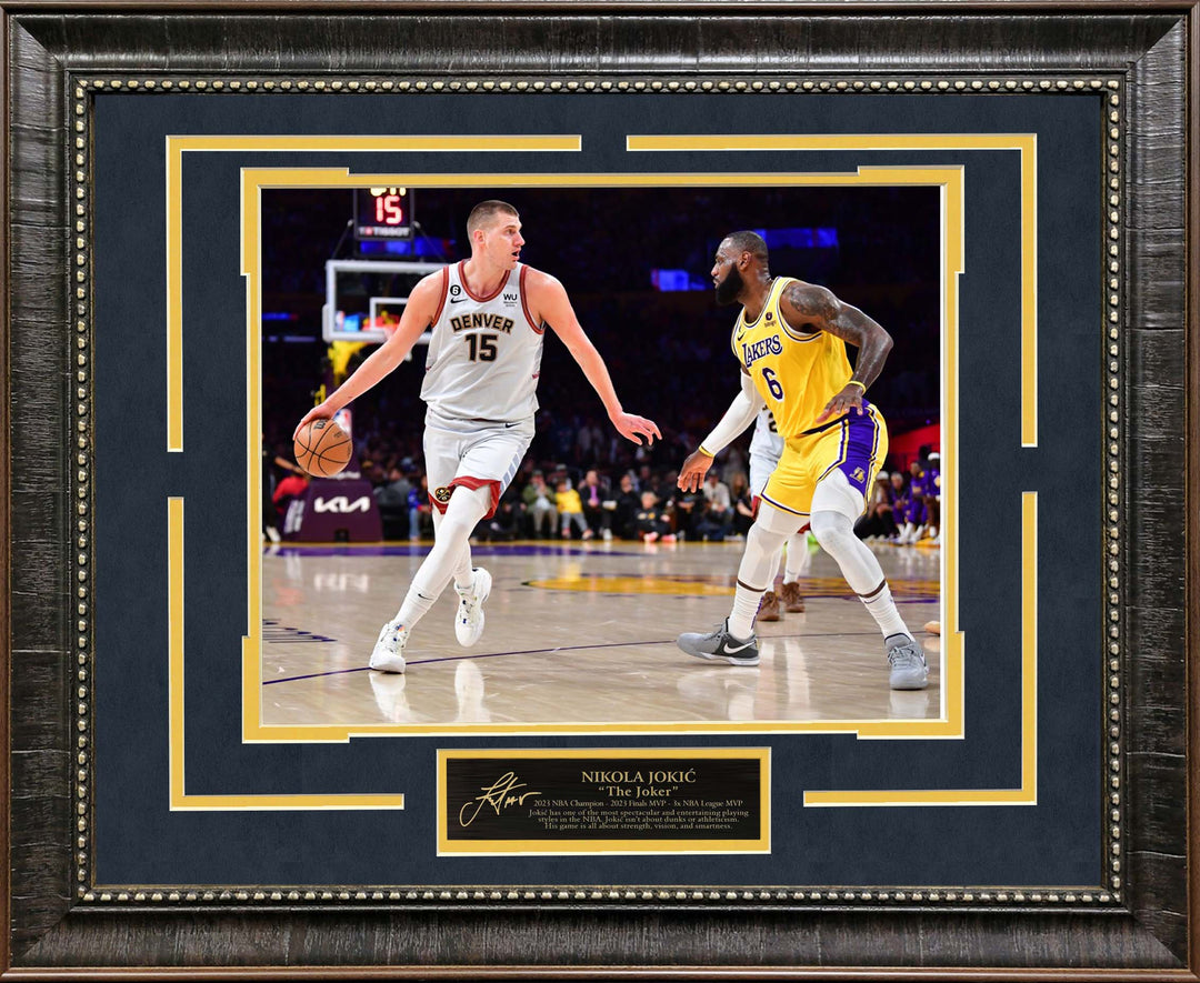 Nikola Jokic - Denver Nuggets - With Facsimile Plate