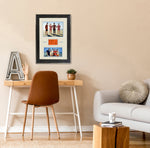 Load image into Gallery viewer, The Beatles and The Beach Boys with Replica 1964 Concert Ticket