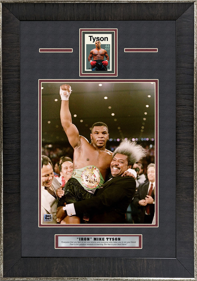 Mike Tyson with Limited Edition Collectible Card