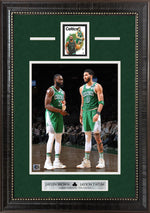 Load image into Gallery viewer, Jaylen Brown and Jayson Tatum - Boston Celtics - With LTD Collectible Card