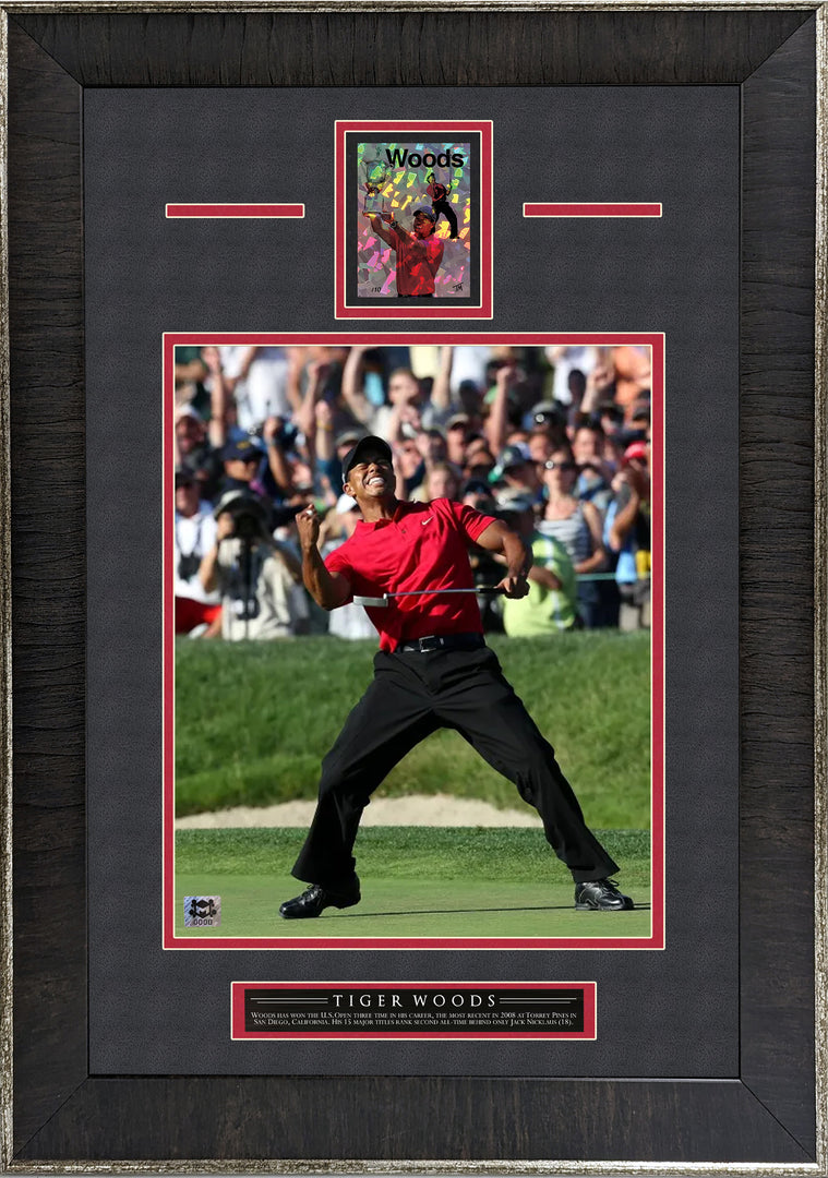 tiger woods framed photo