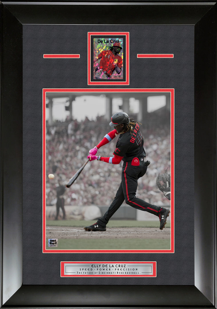 Elly De La Cruz - Cincinnati Reds - Limited Edition Collectible Silver Refractor