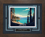 Load image into Gallery viewer, Lake Tahoe - Framed Retro Art Travel Poster