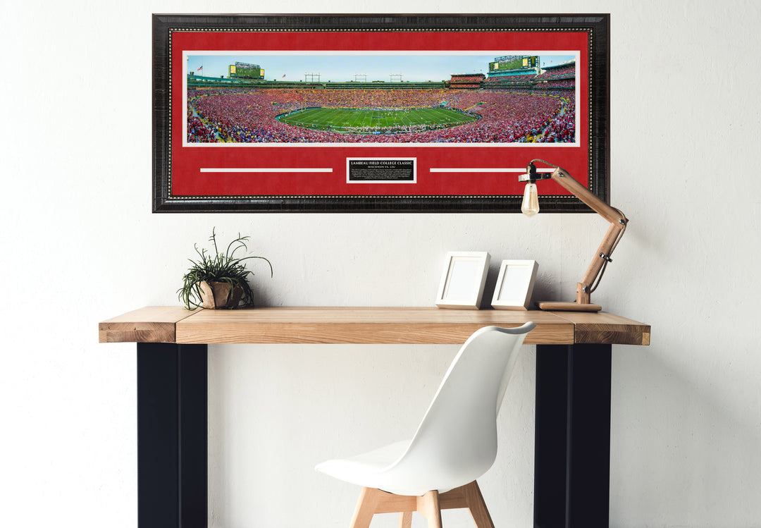 Lambeau Field College Classic - Wisconsin vs LSU Panorama