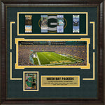Load image into Gallery viewer, Green Bay Packers with Replica Ticket and LTD Brett Favre Gold Refractor Card