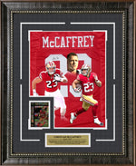 Load image into Gallery viewer, Christian McCaffrey - San Francisco 49ers - with Gold LTD Refractor Card