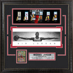 Load image into Gallery viewer, Michael Jordan - Chicago Bulls - With Replica Tickets and LTD GRF Card