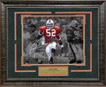 Load image into Gallery viewer, Ray Lewis - Miami Hurricanes Spotlight with Facsimile Signature