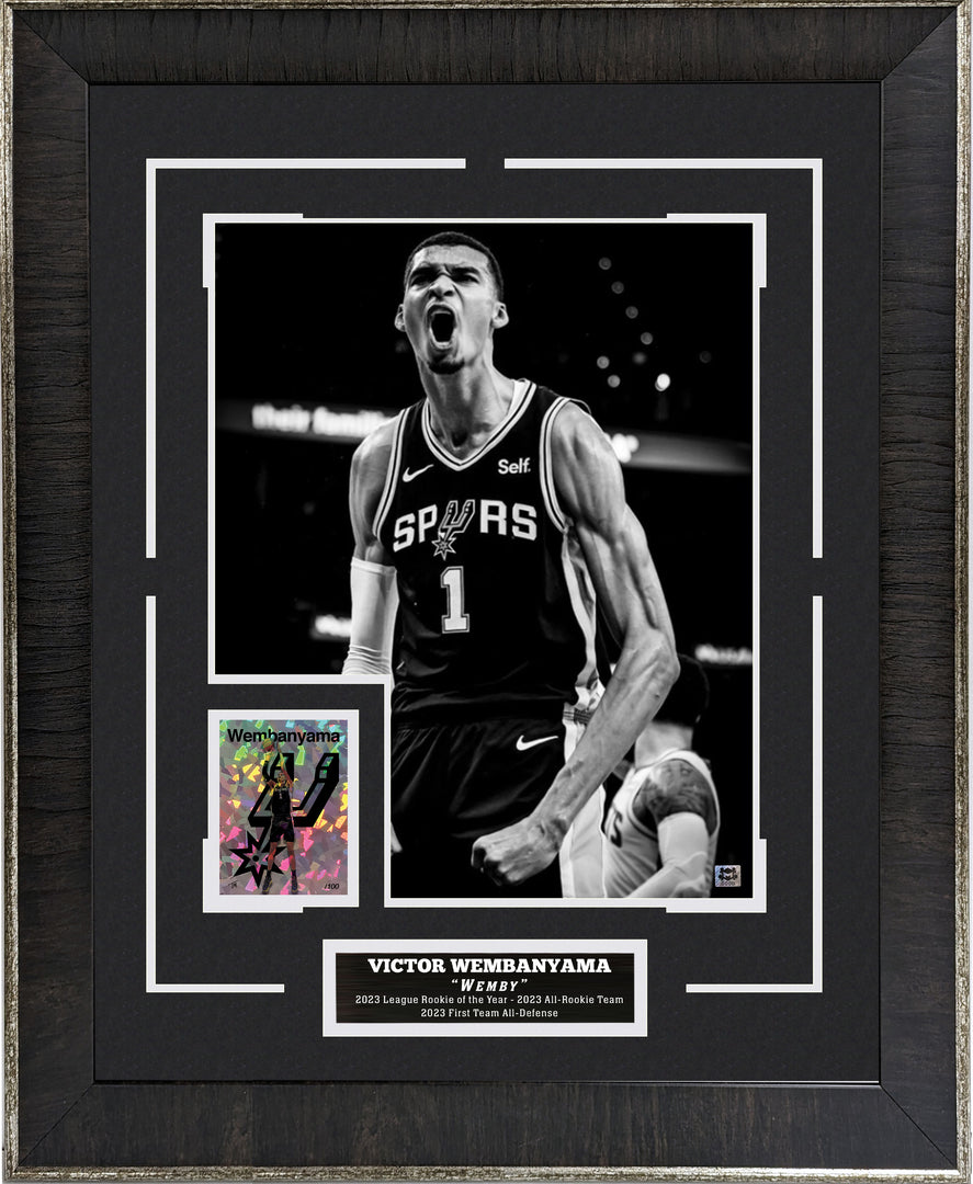 Victor Wembanyama - San Antonio Spurs with Limited Silver Refractor Card