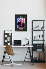 Load image into Gallery viewer, President Donald J Trump with a Commemorative Coin