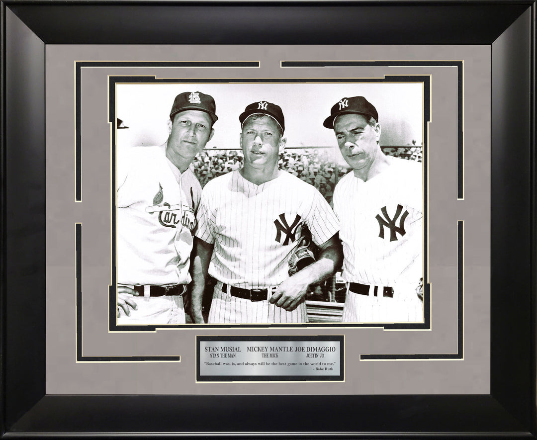 Stan Musial - Mickey Mantle - Joe Dimaggio