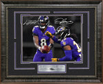 Load image into Gallery viewer, Lamar Jackson and Derrick Henry Spotlight with Facsimile Signatures