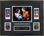 Load image into Gallery viewer, Tom Brady & Peyton Manning with Rep Tickets and LTD GRF Cards