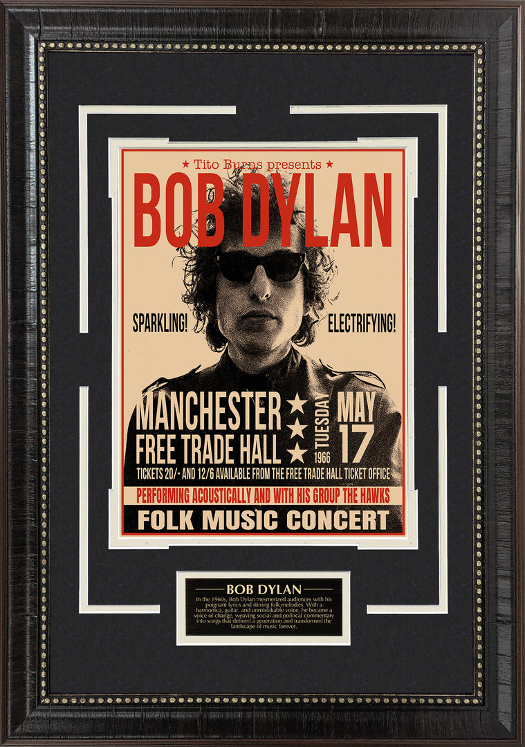 Bob Dylan Replica Concert Poster
