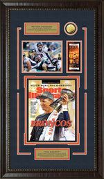 Load image into Gallery viewer, Peyton Manning - Denver Broncos - with Replica SB Ticket and Commemorative Coin