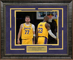 Load image into Gallery viewer, Luka Doncic and LeBron James - Los Angeles Lakers