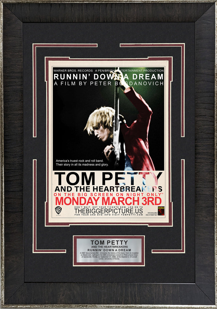 Tom Petty - Runnin' Down a Dream - Replica Promotional Poster