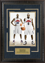 Load image into Gallery viewer, Lebron James and Kobe Bryant - 2008 Team USA