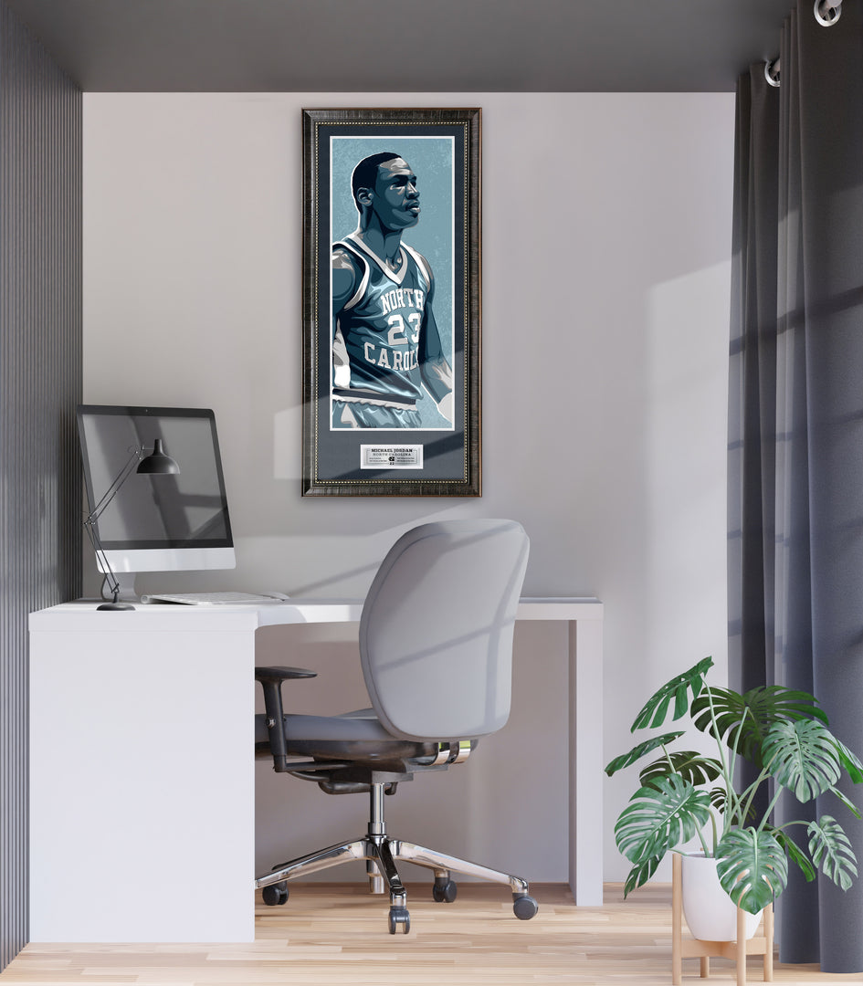 Michael Jordan - North Carolina - Large Wall Decor