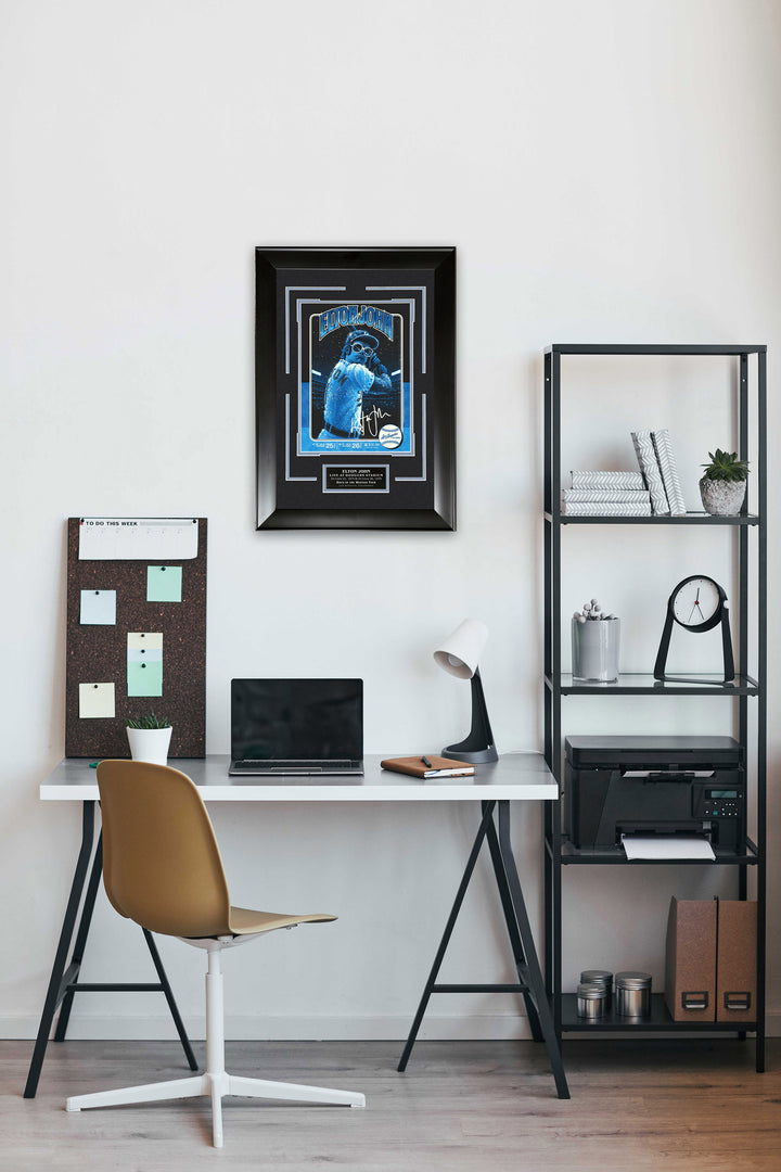 Elton John Replica Concert Poster with Facsimile Signature