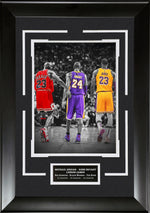 Load image into Gallery viewer, NBA Legends - Michael Jordan - Kobe Bryant - LeBron James