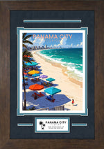Load image into Gallery viewer, Panama City Florida Retro Travel Poster Art
