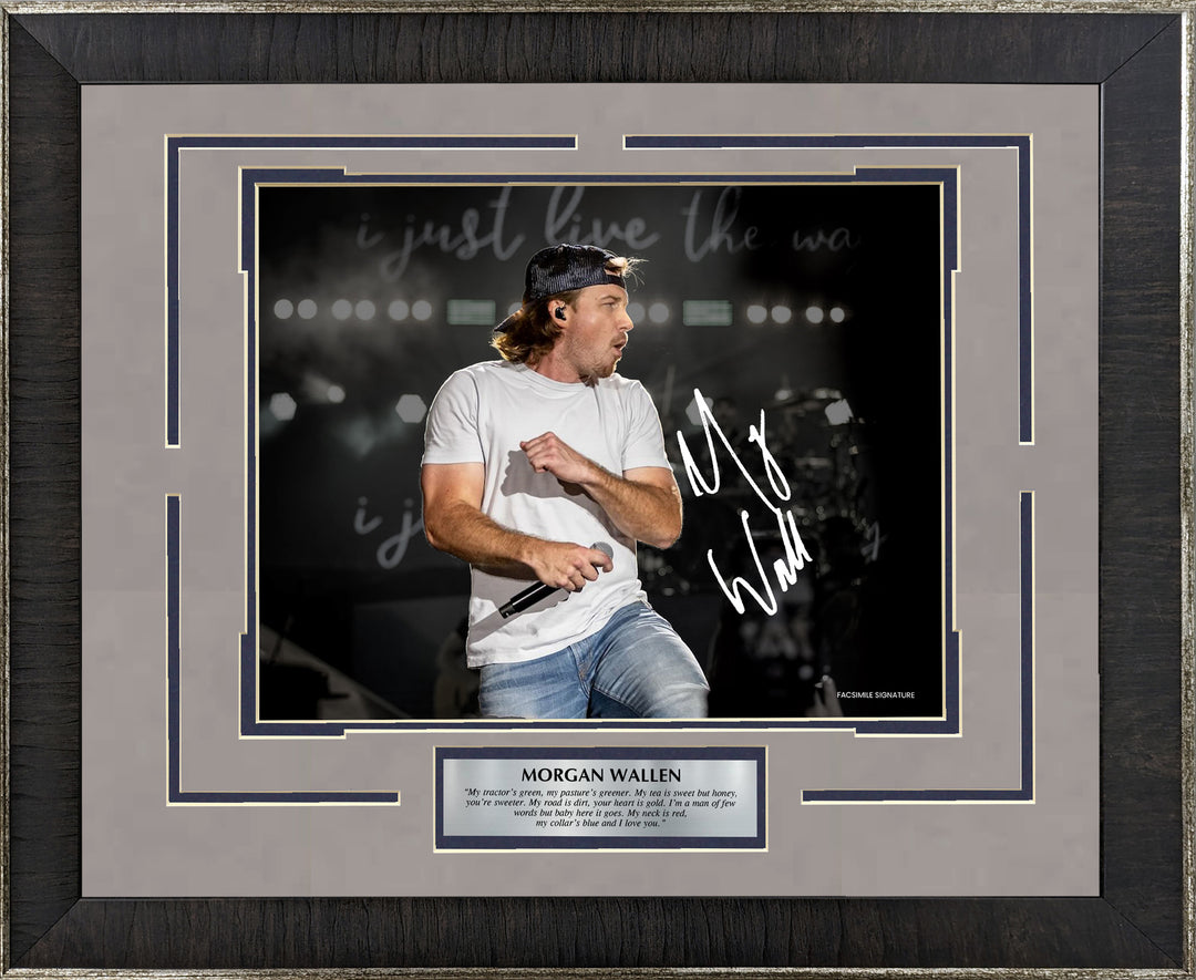 Morgan Wallen -  Spotlight with Facsimile Signature