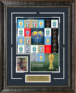 Load image into Gallery viewer, History of the World Cup with a Gold Refractor Lionel Messi Card