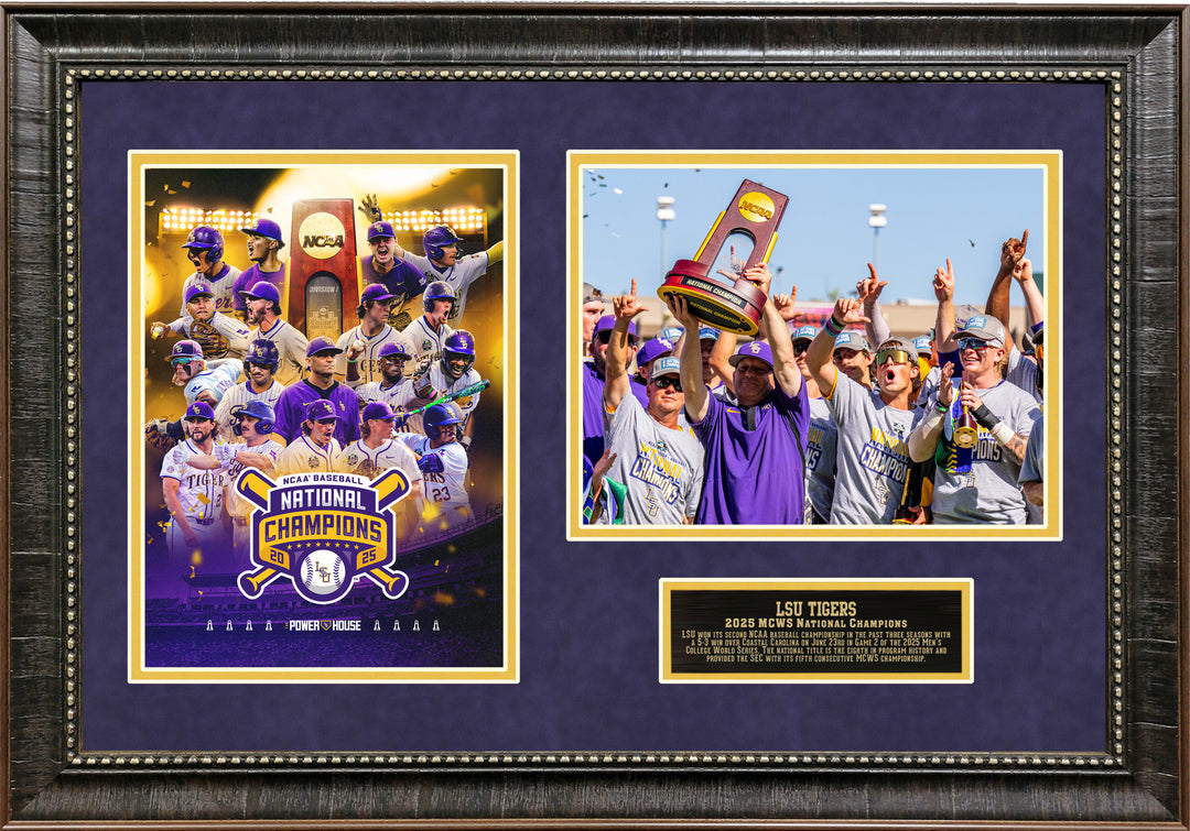 LSU Tigers - 2025 College World Series Champions - Trophy Ceremony