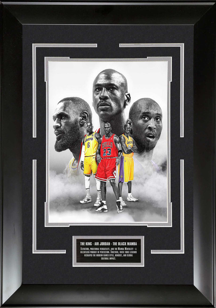 Lebron James - Michael Jordan - Kobe Bryant - NBA Legends