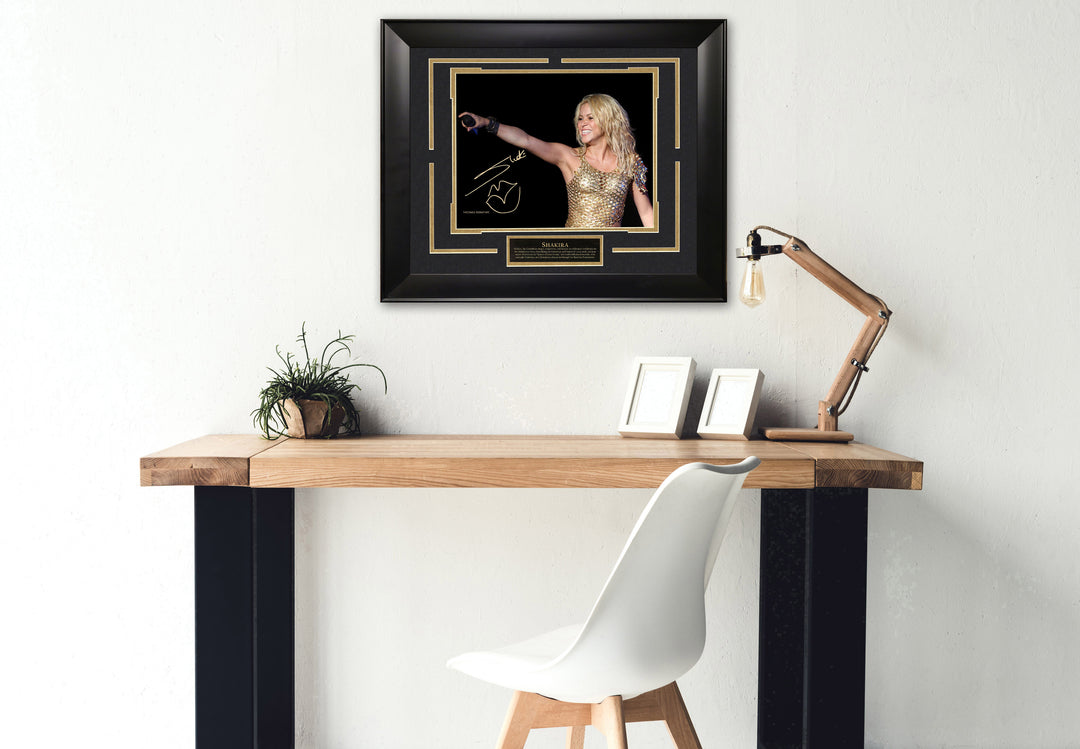 Shakira - Spotlight with Facsimile Signature