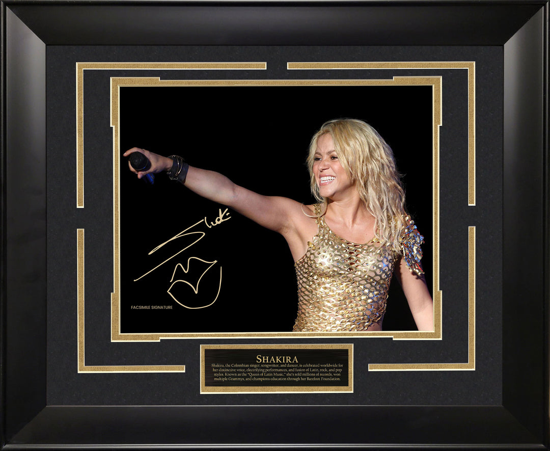 Shakira - Spotlight with Facsimile Signature