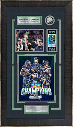 Load image into Gallery viewer, Seattle Seahawks - 2026 Super Bowl Champions with Replica Ticket and Commemorative Coin