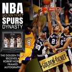 Load image into Gallery viewer, NBA Golden Ticket: Spurs Dynasty Featuring a Robert Horry Autograph